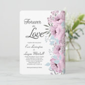 Pour toujours dans le faire-part de mariage (Debout devant)