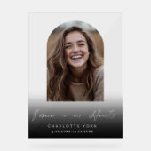 Pour toujours dans nos coeurs Arch Photo Funeral W (Recto)