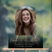 Pour toujours dans nos coeurs Arch Photo Funeral W (Neutre)