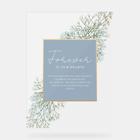 Pour toujours dans nos coeurs Dusty Blue Mariage M (Recto)