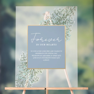 Pour toujours dans nos coeurs Dusty Blue Mariage M