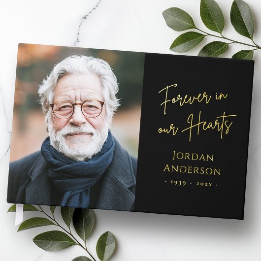 Pour toujours dans nos coeurs funéraire photo de m