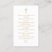 Pour toujours dans nos coeurs Monogramme Carte de  (Dos)