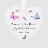 Pour toujours dans nos coeurs papillons commémorat (devant)