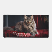 Pour toujours dans nos coeurs Pet Keepsaké Photo (Recto)