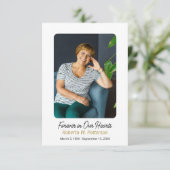 Pour toujours dans nos coeurs Photo Carte de remer (Debout devant)