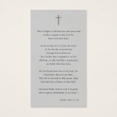 Pour toujours dans nos coeurs Photo Funeral Prayer (Dos)