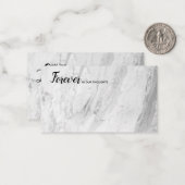 Pour toujours dans notre carte fleuriste Pensées (Devant/Arrière en situation)