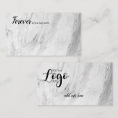 Pour toujours dans notre carte fleuriste Pensées (Devant / Derrière)