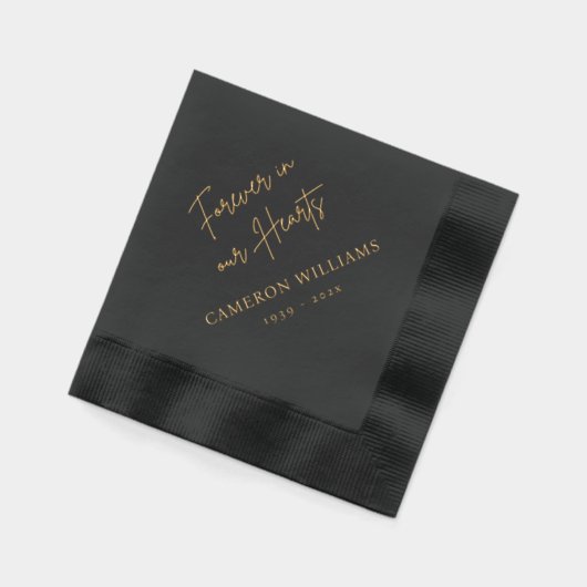 Pour toujours dans notre coeur nom date funéraille (Gauche)