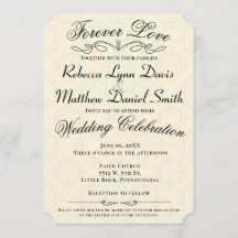 Pour toujours déclaration de prière de faire-part