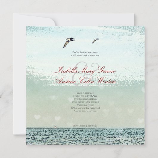 Pour toujours et toujours en vol - invitation de m (Dos)