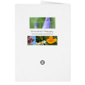 Pour toujours et une carte rose de poème de jour (Dos)