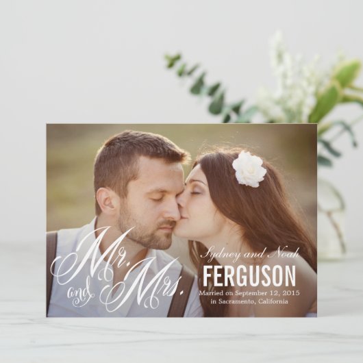 Pour toujours Faire-part Mariage des États-Unis -  (Debout devant)