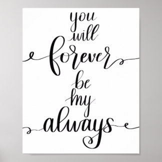 Pour toujours mon poster