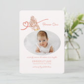 Pour toujours notre Faire-part d'adoption photo (Debout devant)