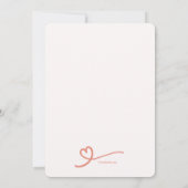 Pour toujours notre Faire-part d'adoption photo (Dos)