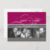 Pour toujours plus SAVETHEDATE Photo Carte postale (Devant / Derrière)