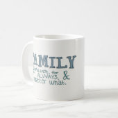 Pour toujours tasse de famille (Devant gauche)