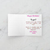 Pour un Ami spécial Rose Red Roses Carte Anniversa (Intérieur)