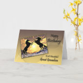 Pour un arrière petit-fils, une carte d'anniversai (Fleur jaune)