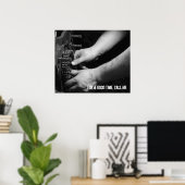 Pour un bon moment appelez-moi Poster (Bureau à domicile)