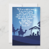 Pour un enfant est né, un fils reçoit une carte de (Devant)