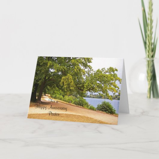 Pour un joyeux Pasteur Anniversaire Carte de voeux (Devant)