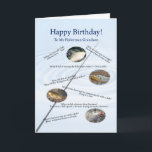 Pour un petit-fils, Fishing plaisante carte d'anni<br><div class="desc">Faites rigoler les pêcheurs avec ces terribles plaisanteries louches ! Une carte d'anniversaire pour faire grogner n'importe quel pêcheur !</div>