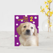 Pour une fille spéciale qui a 2 cartes d'anniversa (Fleur jaune)