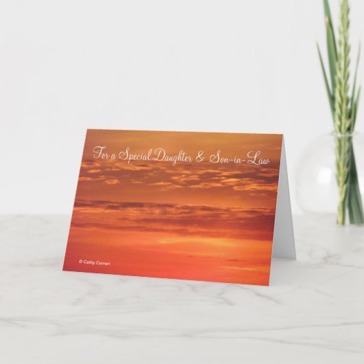 Pour une Fille Spéciale & un "Fils" Carte d'Anniv (Devant)