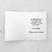 Pour une petite amie Goth, Une carte d'anniversair (Intérieur)