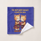 Pour une souris, chats orange récitant Burns (Gant de toilette)