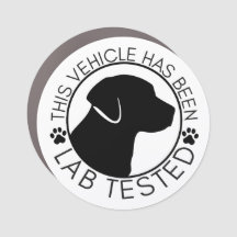 "Ce Véhicule A Été Testé En Laboratoire" Magnet Ce