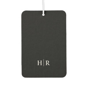 Pour Voiture Désodorisant à monogramme minimaliste