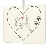 Pour Voiture Désodorisant cœur (Gauche)