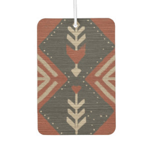 Pour Voiture Désodorisant d'air rustique boho imprimé terracott