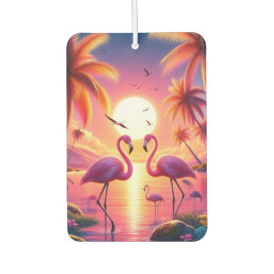 Pour Voiture Désodorisant flamants roses !