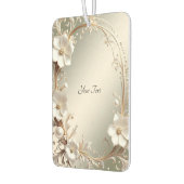 Pour Voiture Désodorisant Fleur Blanche Orné (Gauche)