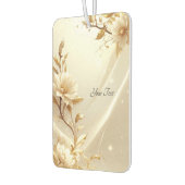 Pour Voiture Désodorisant Fleurs Blanches et Dorées (Gauche)