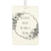 Pour Voiture Désodorisant In Christ Alone (Dos)