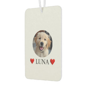 Pour Voiture Désodorisant Personnalisé Mon Chien avec Photo & N