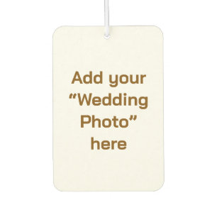 Pour Voiture Désodorisant « Photo de mariage »