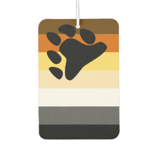Pour Voiture Gay Bear drapeau de fierté ours Patte Désodorisant