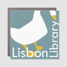 Lisbonne Bibliothèque Magnet Maine