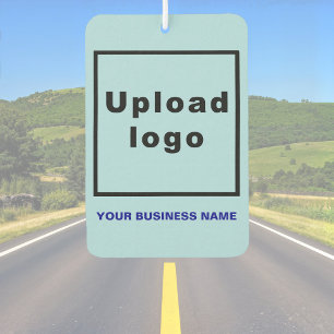 Pour Voiture Nom de l'entreprise et logo sur désodorisant bleu 