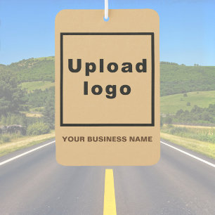 Pour Voiture Nom de l'entreprise et logo sur désodorisant marro