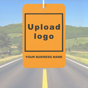 Pour Voiture Nom de l'entreprise et logo sur désodorisant orang