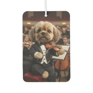 Pour Voiture Orchestre de violonistes Shih Tzu Désodorisant d'a