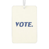 Pour Voiture "vote" - désodorisant bleu blanc (Dos)